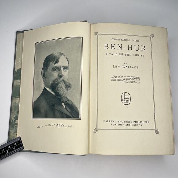 "BEN-HUR: A Tale of the Christ" by Lew Wallace, 1908, Wallace Memorial Edition - Picture 5 of 10